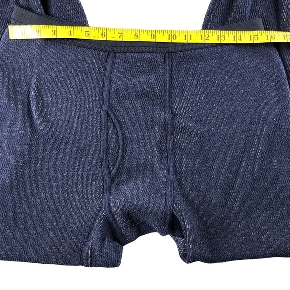 JE Morgan Mens Blue Thermal Underwear Long John Base Layer - Picture 6 of 7